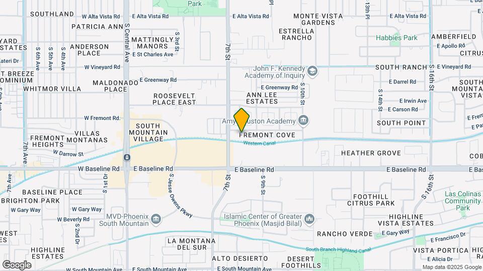 721 E Fremont Rd Mapa y Detalles de la Ubicación