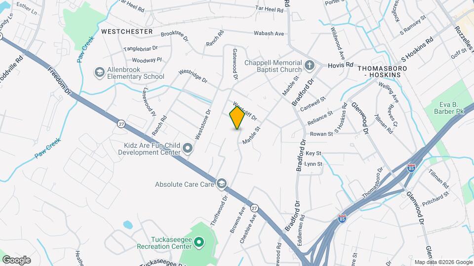 1416 Thriftwood Dr Map and Location Details