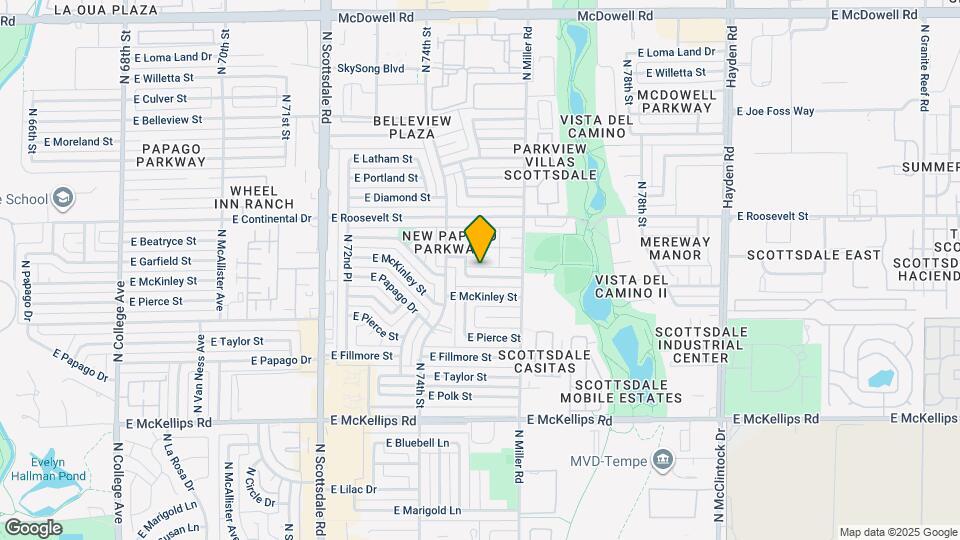 7502 E Kimsey Ln Map and Location Details