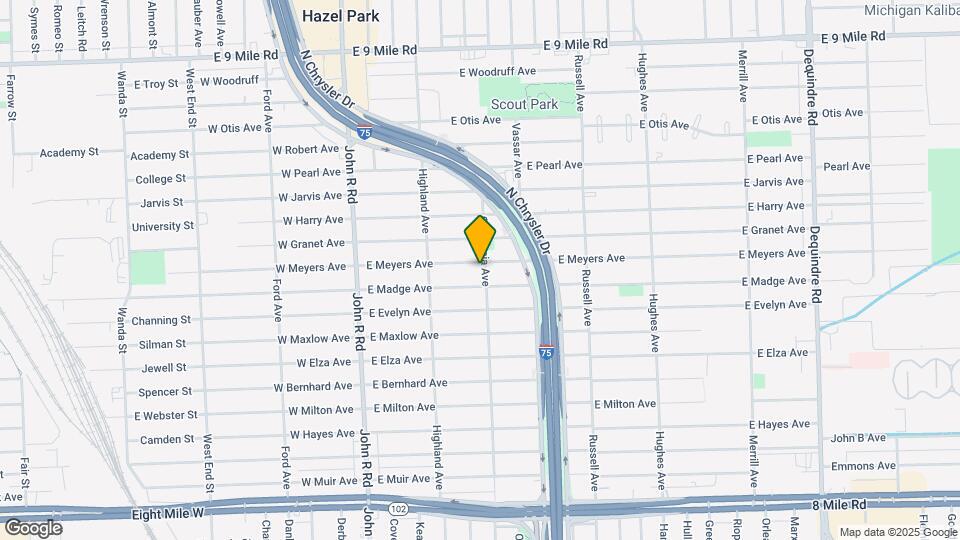 644 E Meyers Ave Map and Location Details