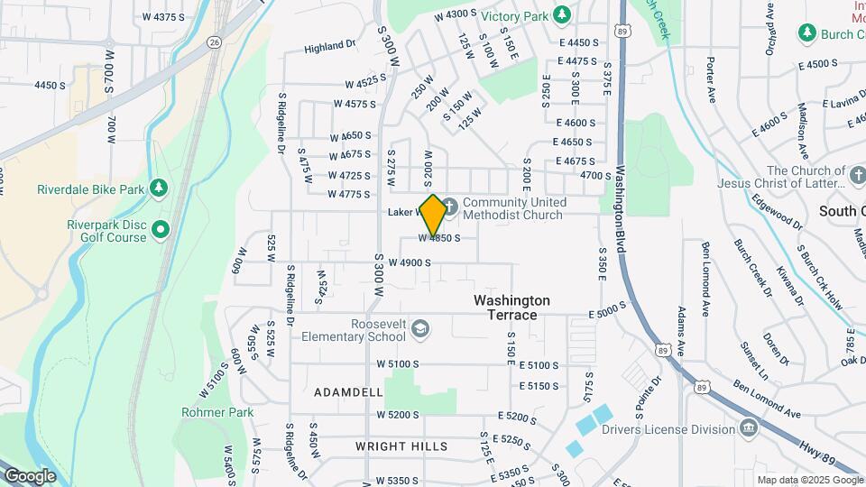209 W 4850 S-Unit -Unit A Map and Location Details