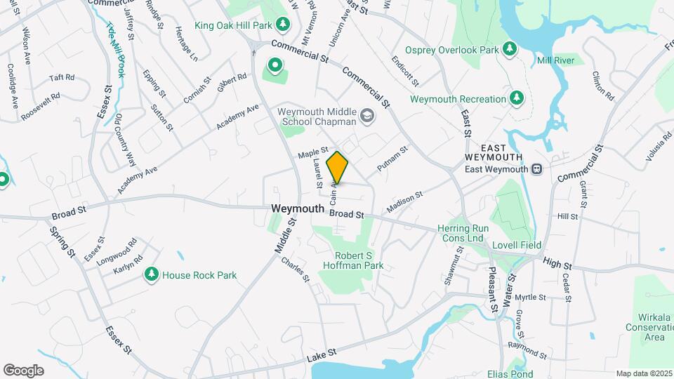 25 Cain Ave Map and Location Details