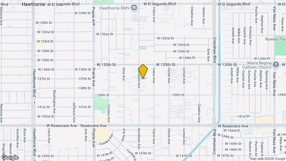 13628 Kornblum Ave., Unit Apt 5 Map and Location Details