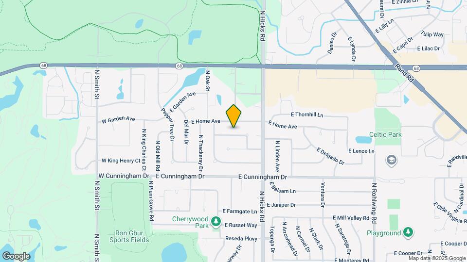 184 E Timberlane Dr Mapa y Detalles de la Ubicación
