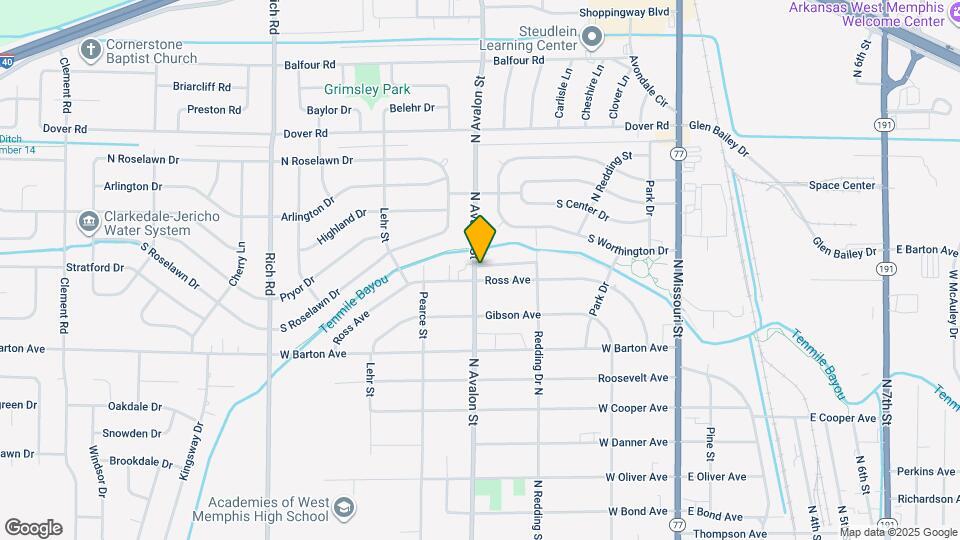 905 N Avalon St Map and Location Details