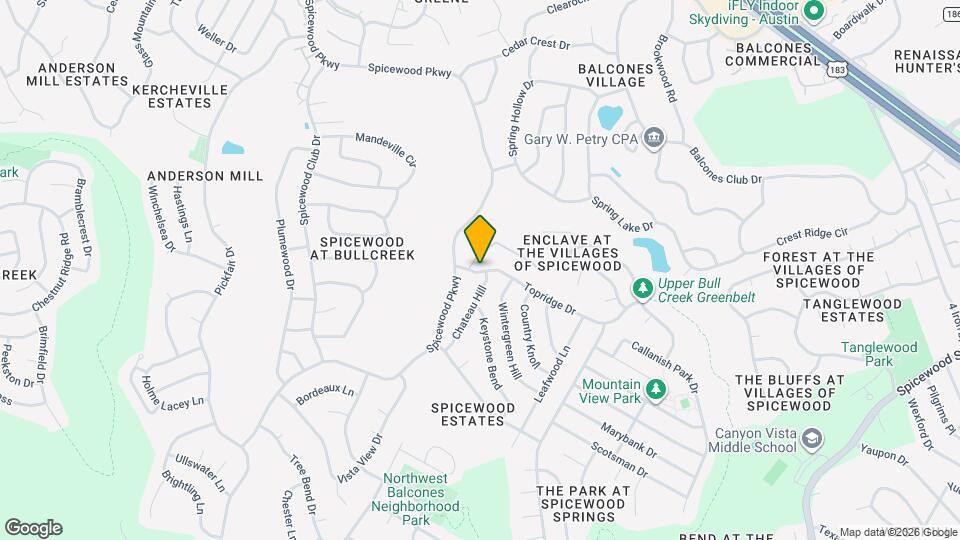 9518 Topridge Dr Map and Location Details