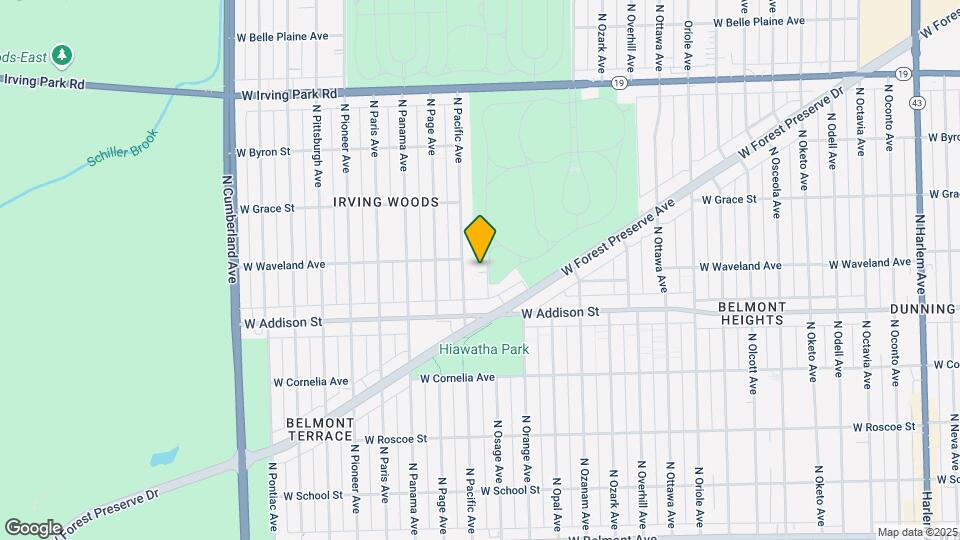3644 N Osage Ave Map and Location Details