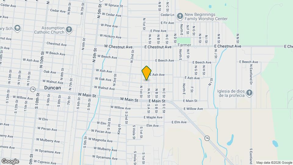 201 N A St Map and Location Details