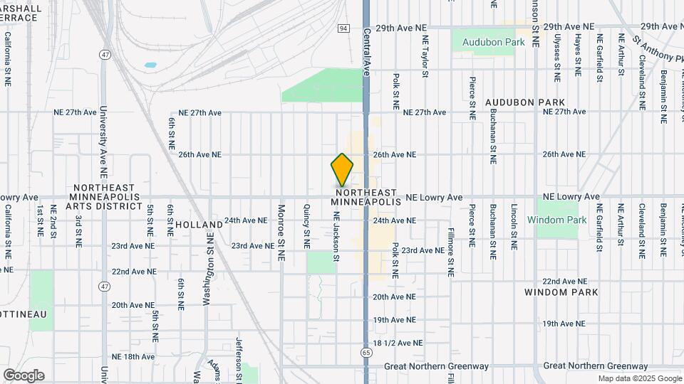 905 Lowry Ave NE, Unit 1 Map and Location Details