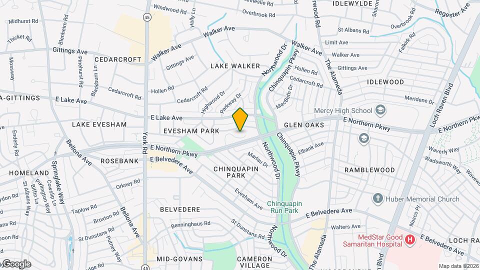 1004 Dartmouth Glen Way Map and Location Details