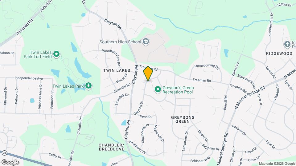 710 Greyson Dr Map and Location Details