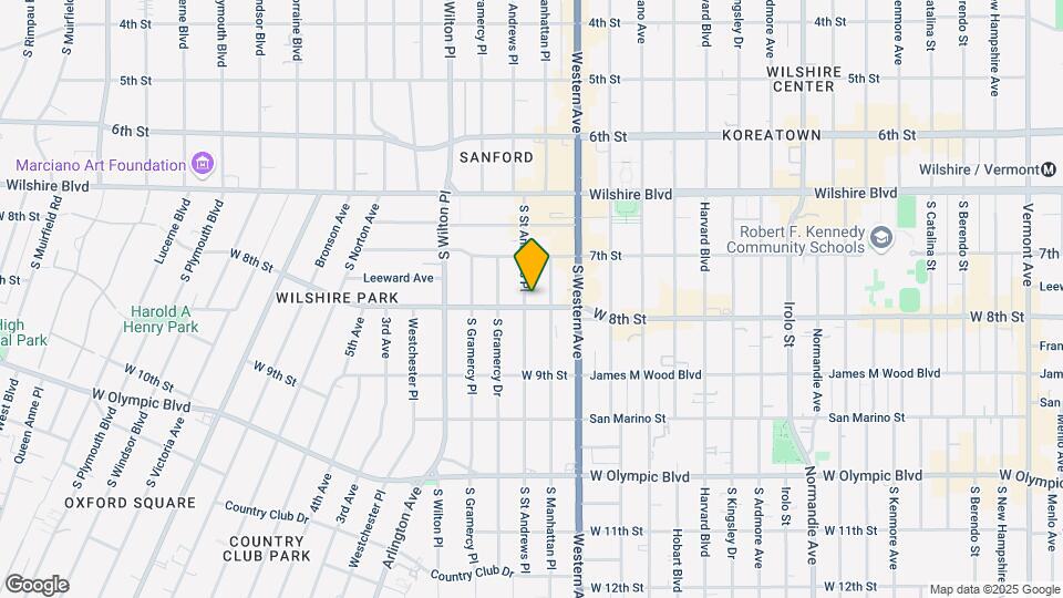 3863 W 8th St Map and Location Details