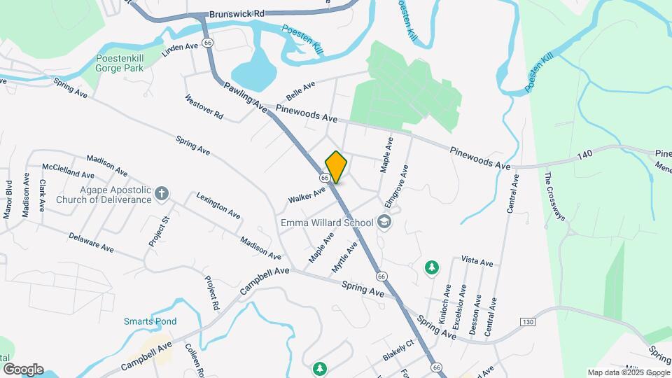 257 Pawling Ave Map and Location Details