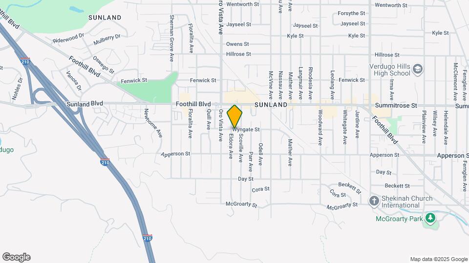 10358 Eldora Ave Mapa y Detalles de la Ubicación