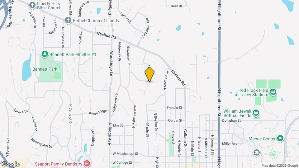 807 Laurel Ave Map and Location Details