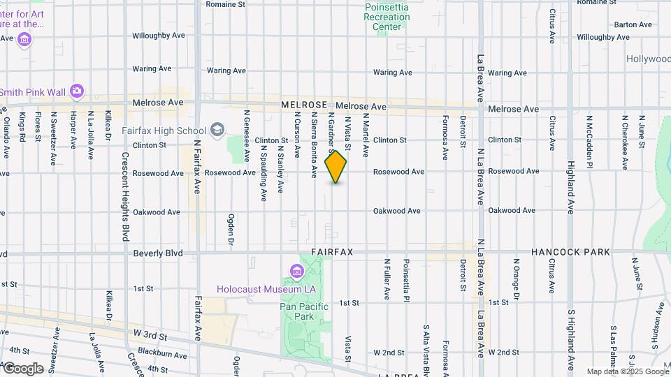 436 N Gardner St Map and Location Details
