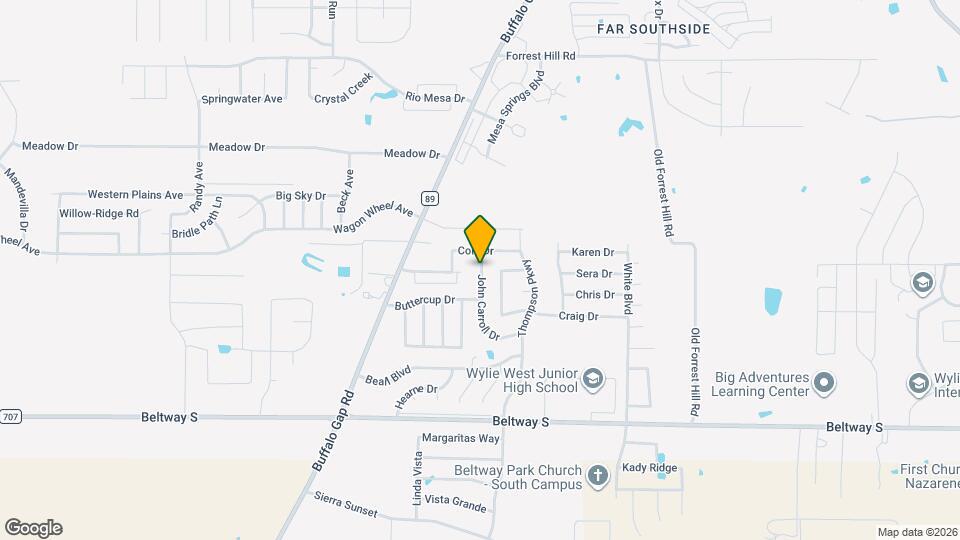 7534 John Carroll Dr Map and Location Details