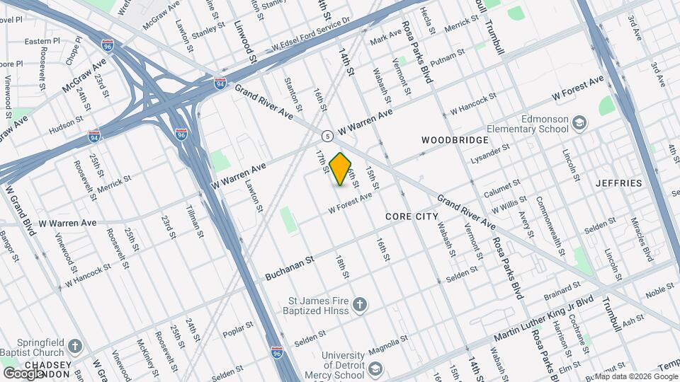 4640 17th St, Unit 1 Map and Location Details
