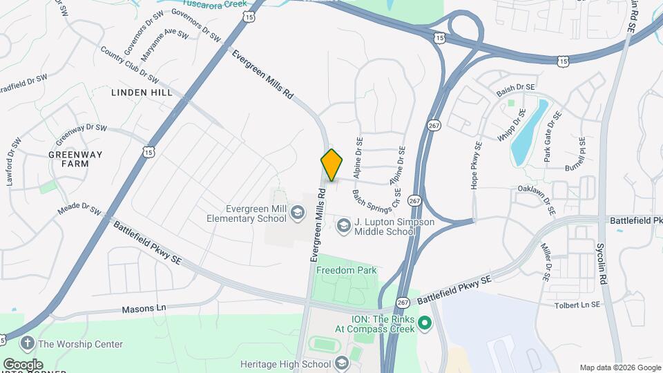 103 Bournville Ct SE, Unit Lower Level Map and Location Details