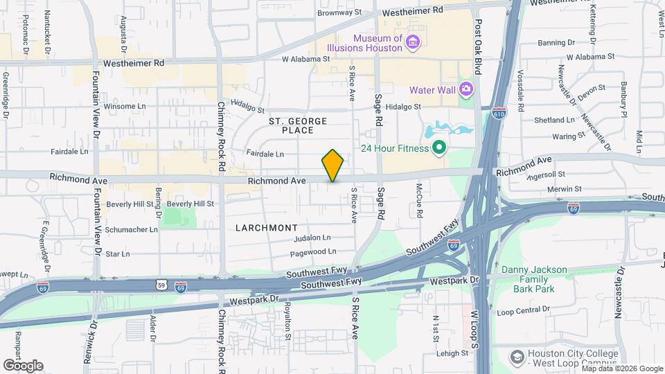 5333 Richmond Ave Map and Location Details