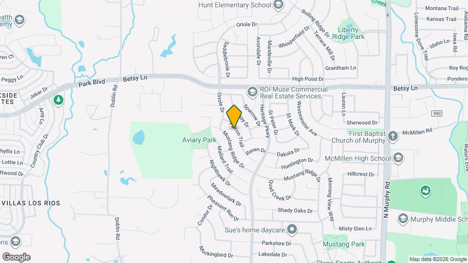 915 Falcon Trail Map and Location Details