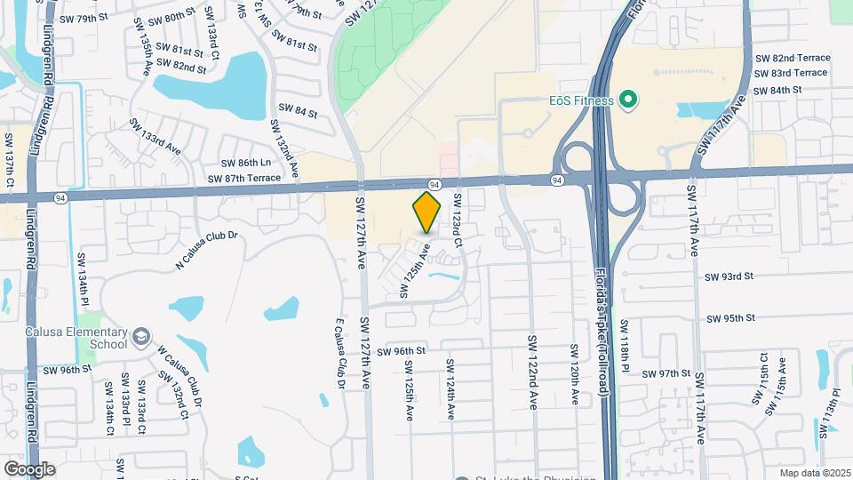9020 SW 125th Ave Map and Location Details