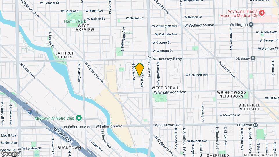 2652 N Marshfield Ave Map and Location Details
