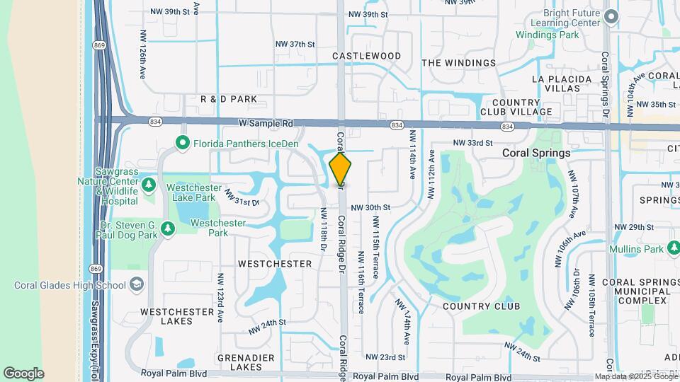 3038 Coral Ridge Dr, Unit 118 Map and Location Details