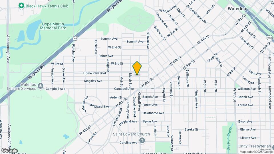 616 Kimball Ave Map and Location Details
