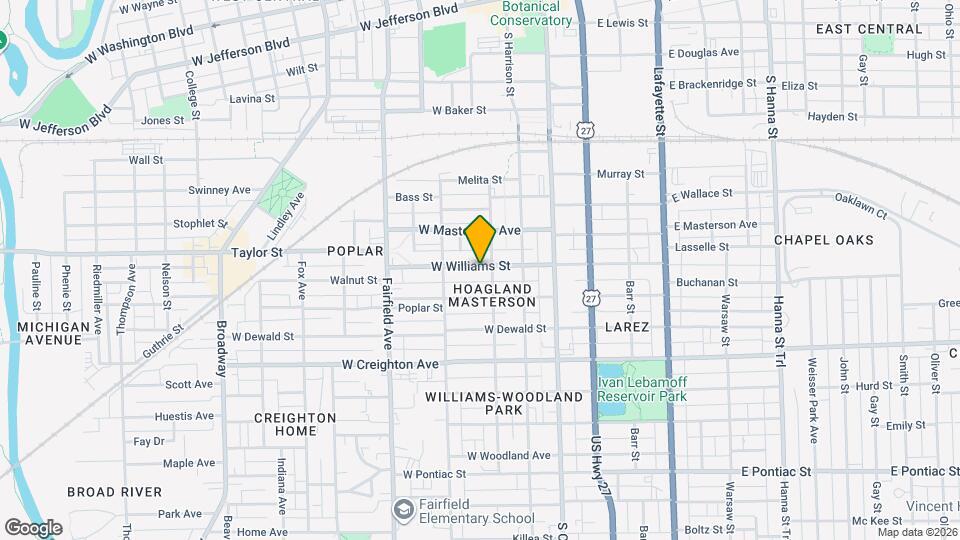 311 W Williams St Map and Location Details