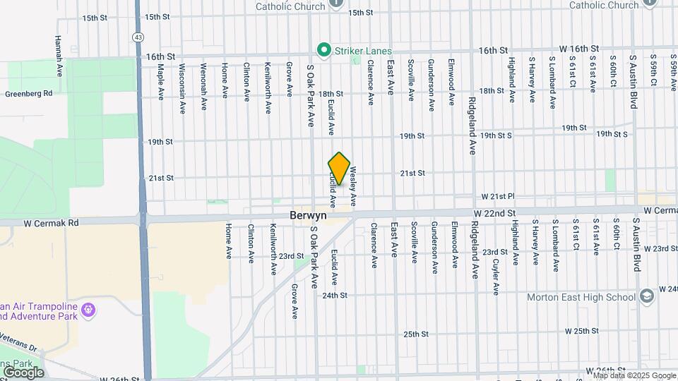 2119-21 S Euclid Ave Mapa y Detalles de la Ubicación
