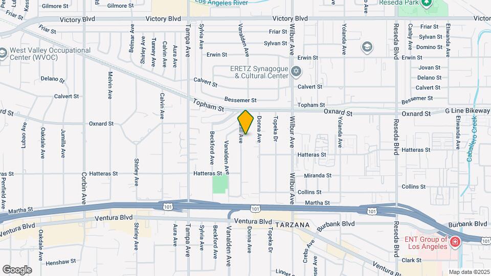 5932 Cahill Ave Map and Location Details