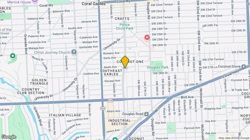 3507 Ponce de Leon, Unit 3507 Map and Location Details