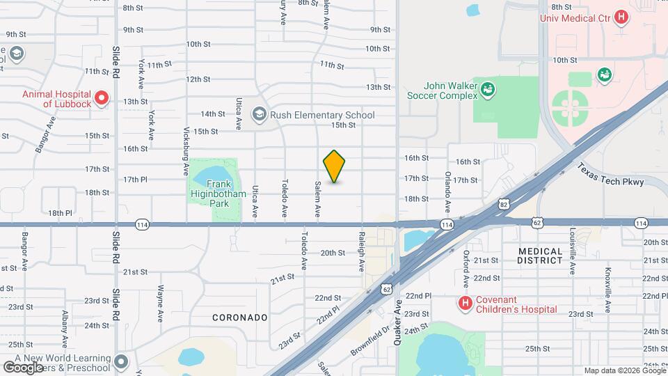 4512 18th St Map and Location Details