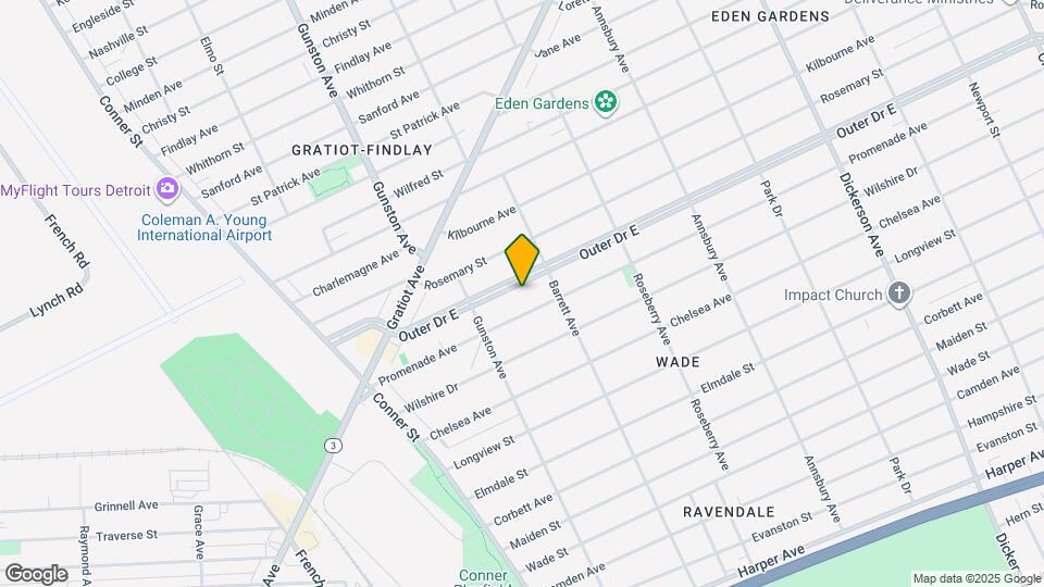 8272 Outer Dr E Map and Location Details