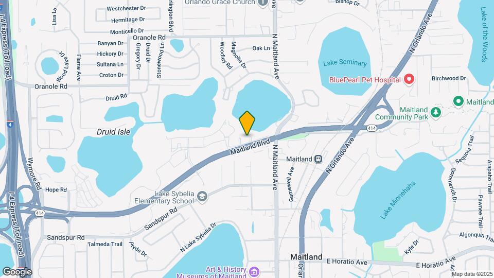 237 W Lake Faith Dr Map and Location Details