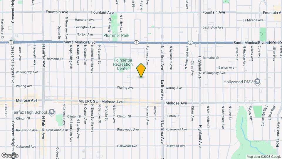 840 N Alta Vista Blvd Map and Location Details