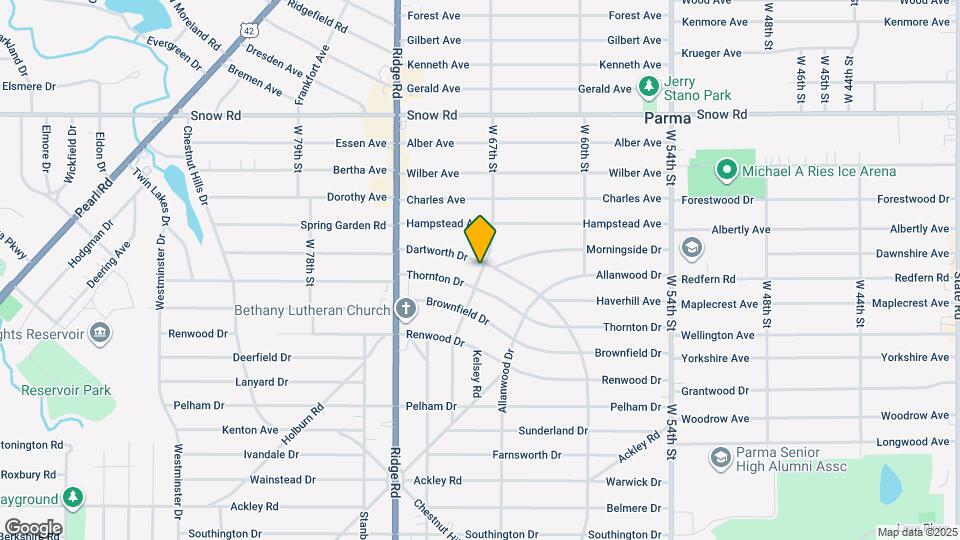 6711 Dartworth Dr Map and Location Details