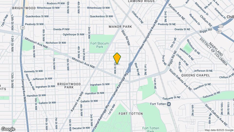 5509 1st St NW Map and Location Details