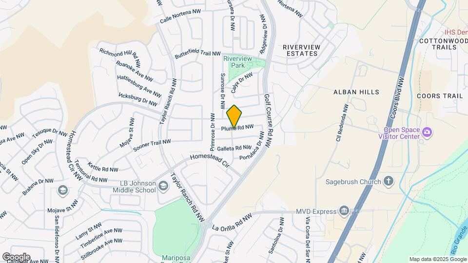 4728 Plume Rd NW Map and Location Details