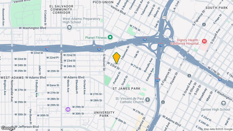 1005 W 23rd St Mapa y Detalles de la Ubicación
