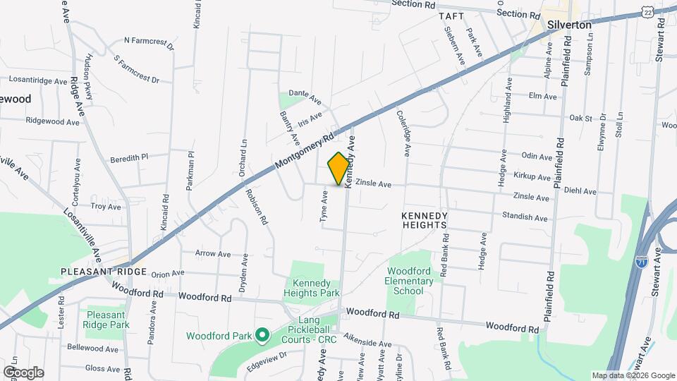 3525 Zinsle Ave Map and Location Details