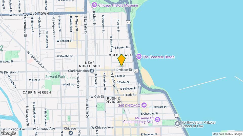 1210 N Astor St Map and Location Details