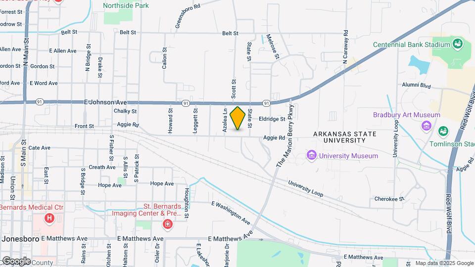 1610 Aggie Rd Map and Location Details