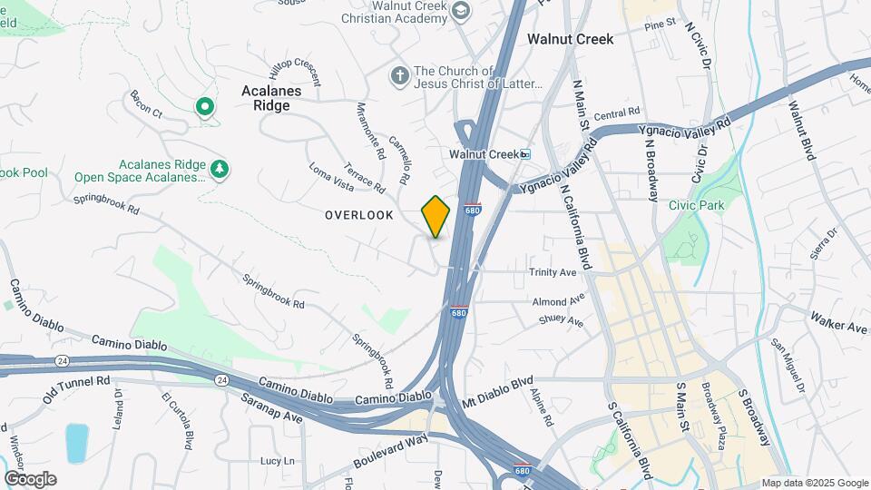 1672 Terrace Rd Map and Location Details