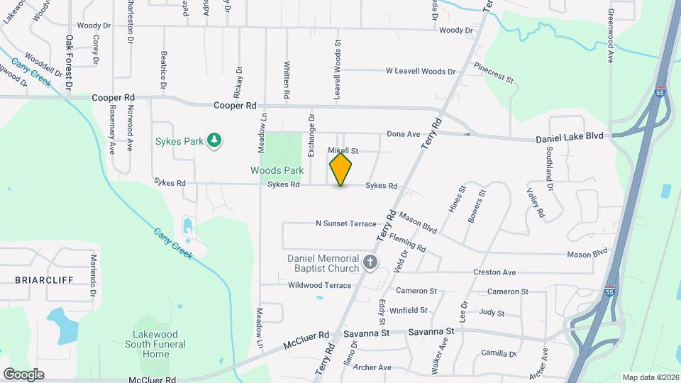 245 Sykes Rd Map and Location Details