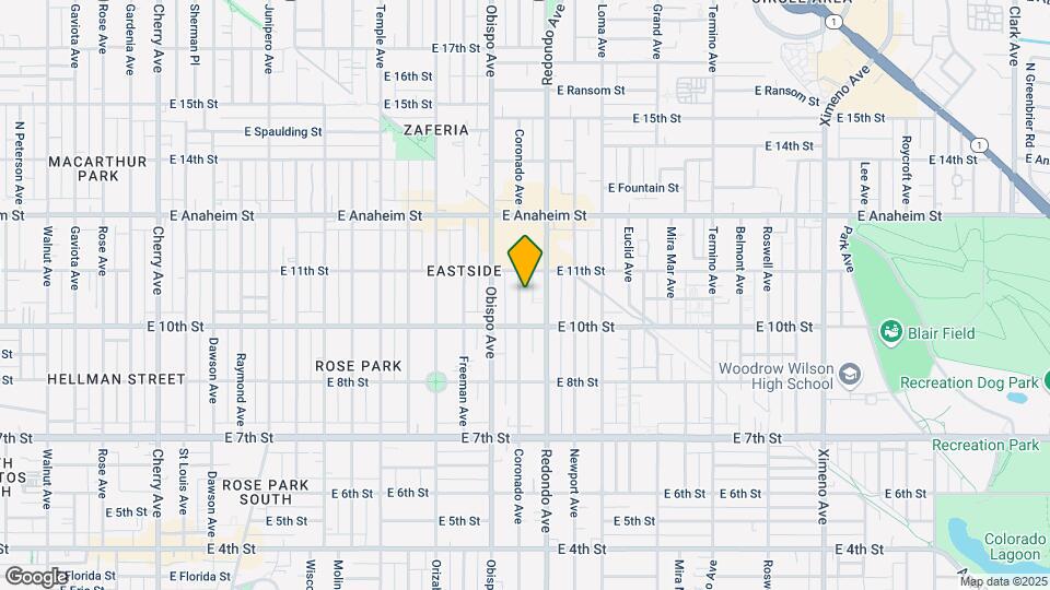 1048 Coronado Avenue, Map and Location Details