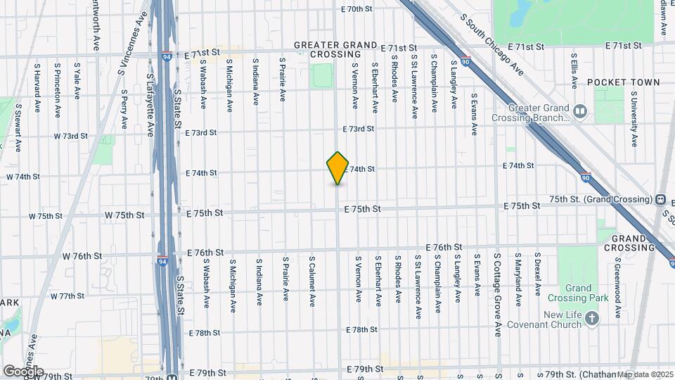 7431 S King Dr Map and Location Details