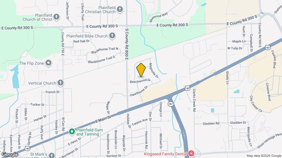 1710 Beechwood Dr Map and Location Details