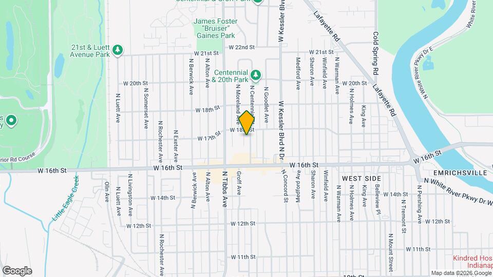 1644 N Centennial St Map and Location Details